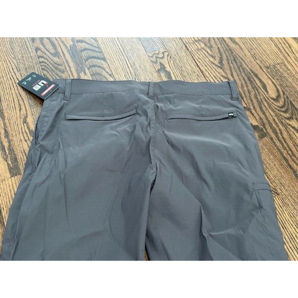 Union Bay Rainier UB Tech Travel Pants Fixed Waistband UPF50 Gray Size 38X30 NWT - Picture 8 of 9